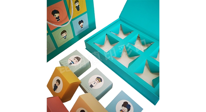 月餅精裝書型盒綠6個(gè)裝-昆明航空